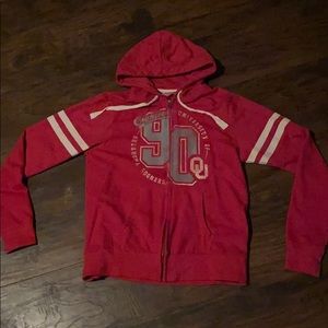 OU zip up hoodie